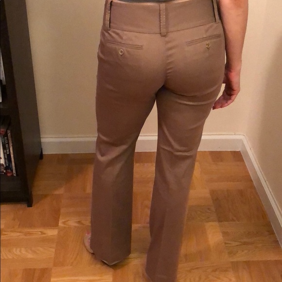 BCBG Khaki Pin-Stripe Pant - Picture 3 of 4